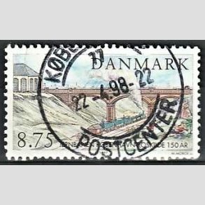 FRIM�RKER DANMARK | 1997 - AFA 1149 - K�benhavn-Roskilde - 8,75 Kr. flerfarvet - Lux Stemplet
