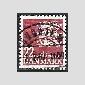 FRIMRKER DANMARK | 1987 - AFA 876 - Rigsvben 22 Kr. matrd - Lux Stemplet Gudhjem