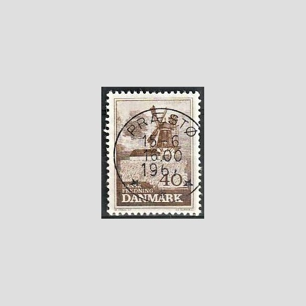 FRIMRKER DANMARK | 1965 - AFA 440 - Fredning - 40 re brun - Pragt Stemplet Prst