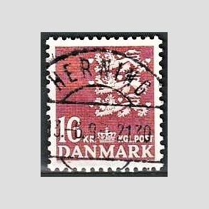 FRIMRKER DANMARK | 1983 - AFA 777 - Rigsvben 16 Kr. matrd - Lux Stemplet Herning