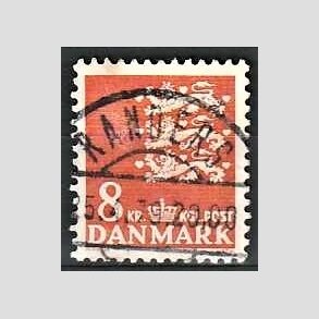 FRIMRKER DANMARK | 1979 - AFA 681 - Rigsvben 8 Kr. orange - Pragt Stemplet Randers