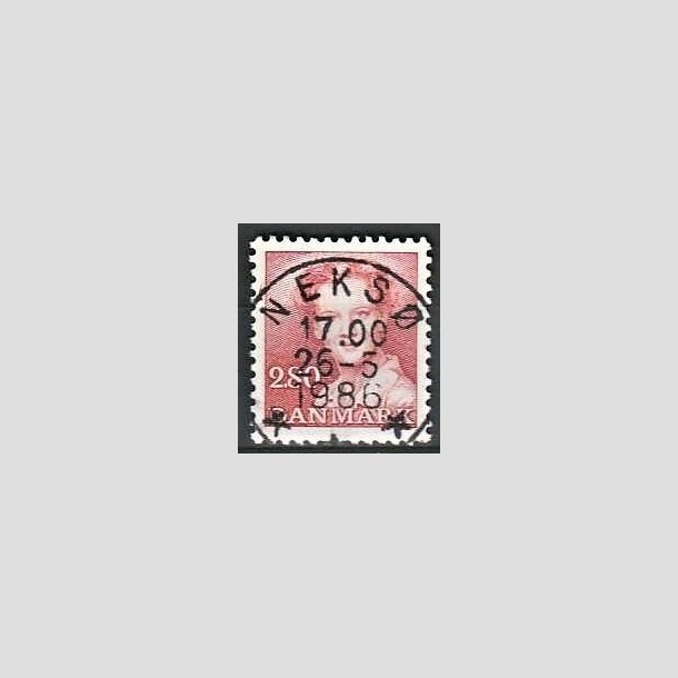 FRIMRKER DANMARK | 1985 - AFA 820 - Dronning Margrethe - 2,80 Kr. rd - Pragt Stemplet Neks