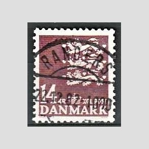 FRIMRKER DANMARK | 1982 - AFA 753 - Rigsvben 14 Kr. brun - Lux Stemplet Randers