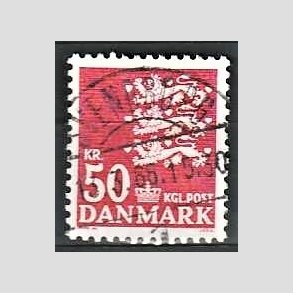 FRIMRKER DANMARK | 1985 - AFA 824 - Rigsvben - 50,00 Kr. rd - Lux Stemplet Svendborg
