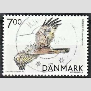 FRIM�RKER DANMARK | 2004 - AFA 1412 - Rovfugle i Danmark - 7,00 Kr. R�rh�g - Pragt Stemplet