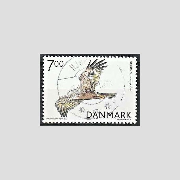 FRIMRKER DANMARK | 2004 - AFA 1412 - Rovfugle i Danmark - 7,00 Kr. Rrhg - Pragt Stemplet