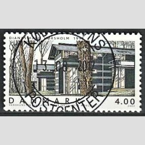 FRIM�RKER DANMARK | 2002 - AFA 1332 - Danske boliger I. - 4,00 Kr. Dianas Have - Pragt Stemplet