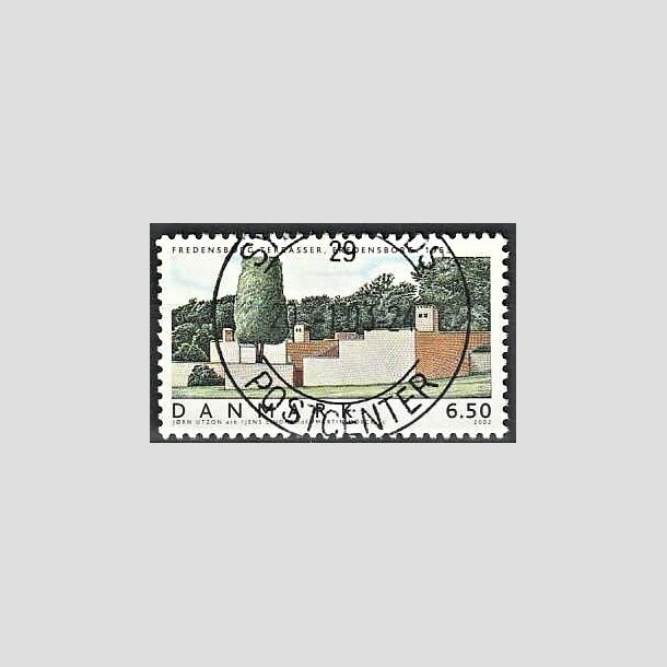 FRIMRKER DANMARK | 2002 - AFA 1335 - Danske boliger I. - 6,50 Kr. Fredensborg terrasser - Pragt Stemplet