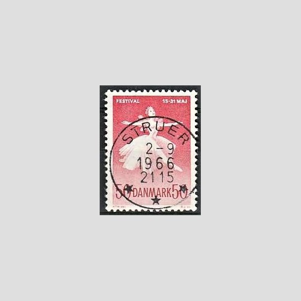 FRIMRKER DANMARK | 1965 - AFA 438 - Ballet og musikfestival - 50 re rd - Pragt Stemplet Struer