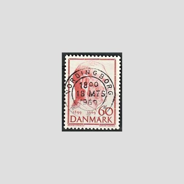 FRIMRKER DANMARK | 1969 - AFA 481 - Fredrik IX 70 r - 60 re rd - Pragt Stemplet Vordingborg