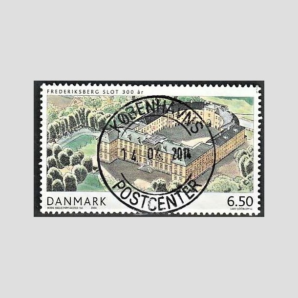 FRIMRKER DANMARK | 2004 - AFA 1393 - Frederiksberg Slot - 6,50 Kr. flerfarvet - Pragt Stemplet