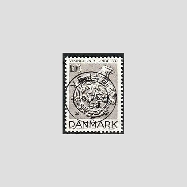 FRIMRKER DANMARK | 1979 - AFA 684 - Vikingetiden - 1,10 Kr. brun - Pragt Stemplet Vejle