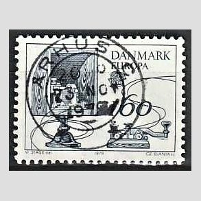 FRIM�RKER DANMARK | 1979 - AFA 683 - Europam�rker - 1,60 Kr. bl� - Lux Stemplet �rhus C