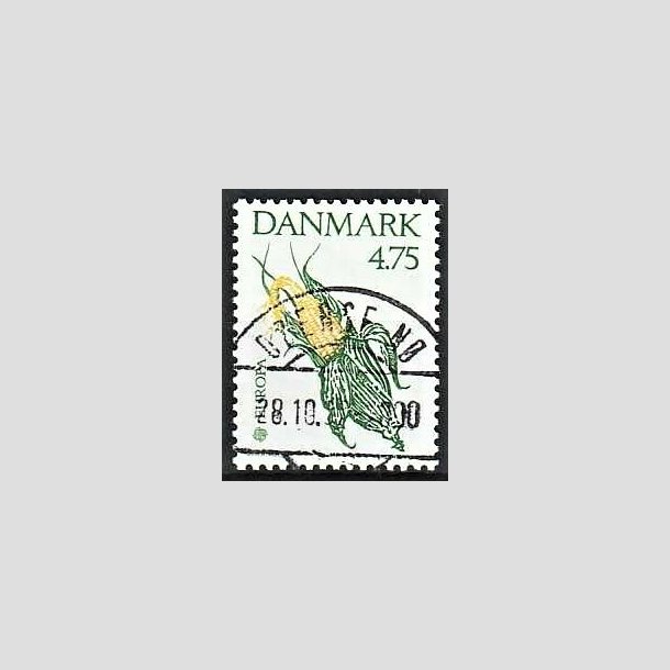 FRIMRKER DANMARK | 1992 - AFA 1015 - Europamrke Columbus - 4,75 Kr. grn/gul - Pragt Stemplet Odense N