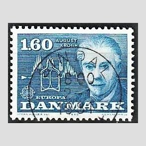 FRIM�RKER DANMARK | 1980 - AFA 696 - Europam�rker - 1,60 Kr. bl� - Pragt Stemplet Sindal