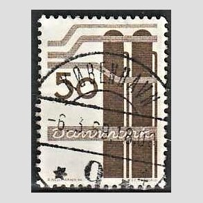 FRIM�RKER DANMARK | 1968 - AFA 474 - Danmarks industri - 50 �re brun - Pragt Stemplet K�benhavn