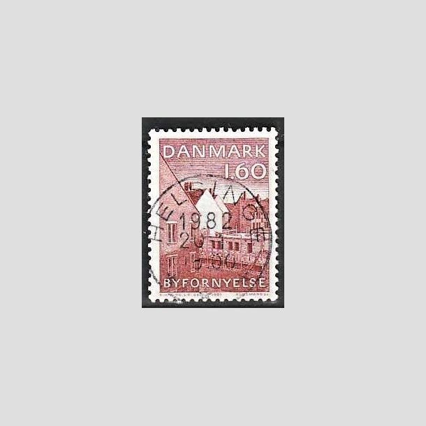 FRIMRKER DANMARK | 1981 - AFA 735 - Byfornyelse - 1,60 Kr. rd - Pragt Stemplet Helsinge