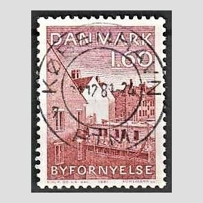FRIMRKER DANMARK | 1981 - AFA 735 - Byfornyelse - 1,60 Kr. rd - Pragt Stemplet Kbenhavn