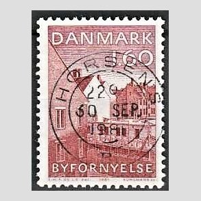 FRIMRKER DANMARK | 1981 - AFA 735 - Byfornyelse - 1,60 Kr. rd - Pragt Stemplet Horsens