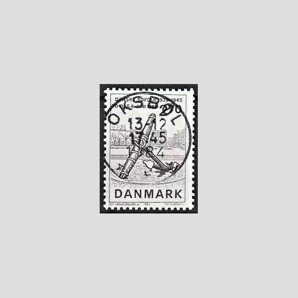 FRIMRKER DANMARK | 1984 - AFA 805 - Normandiets invation danske skibe - 2,70 Kr. brun - Pragt Stemplet Oksbl