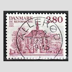 FRIM�RKER DANMARK | 1985 - AFA 825 - Reformerte meninghed 300 �r - 2,80 Kr. rosa - Pragt Stemplet Aller�d