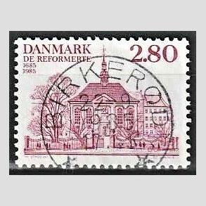 FRIM�RKER DANMARK | 1985 - AFA 825 - Reformerte meninghed 300 �r - 2,80 Kr. rosa - Pragt Stemplet Birker�d