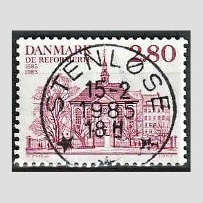 FRIM�RKER DANMARK | 1985 - AFA 825 - Reformerte meninghed 300 �r - 2,80 Kr. rosa - Pragt Stemplet Stenl�se