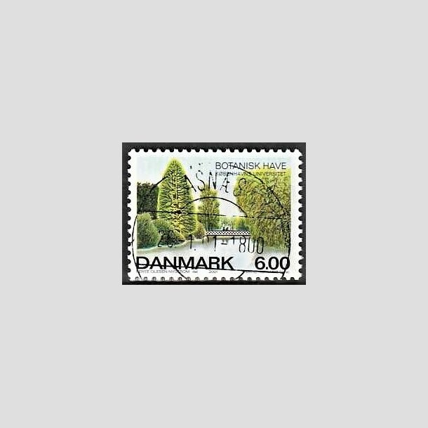 FRIMRKER DANMARK | 2001 - AFA 1273 - Botanisk Have - 6,00 Kr. flerfarvet - Lux Stemplet Asns