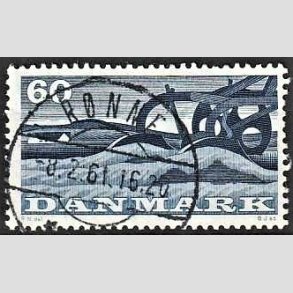 FRIM�RKER DANMARK | 1960 - AFA 383 - Landbrugsmotiver - 60 �re bl� - Pragt Stemplet R�nne