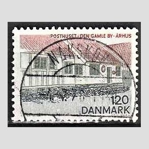 FRIM�RKER DANMARK | 1978 - AFA 661 - Midtjylland - 120 �re flerfarvet - Pragt Stemplet Nakskov