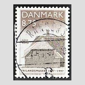FRIM�RKER DANMARK | 1997 - AFA 1142 - Frilandsmuseet 100 �r - 8,75 Kr. flerfarvet - Pragt Stemplet Randers