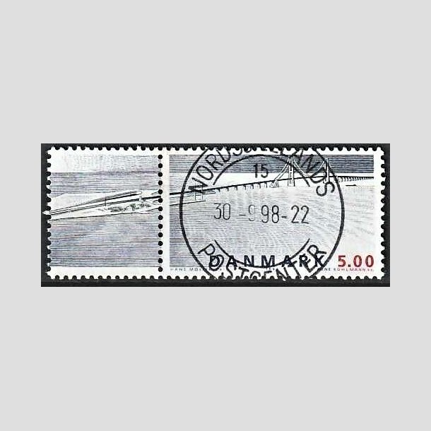 FRIMRKER DANMARK | 1998 - AFA 1175 - Storebltsforbindelsen - 5,00 Kr. stbroen - Lux Stemplet