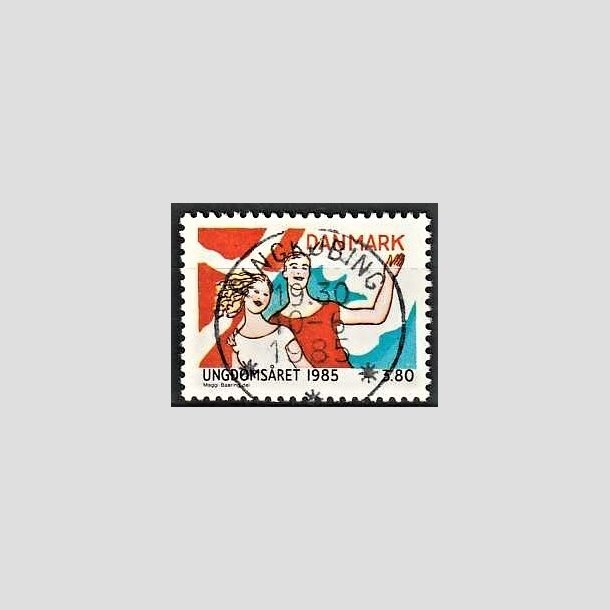 FRIMRKER DANMARK | 1985 - AFA 828 - Ungdomsr - 3,80 Kr. flerfarvet - Pragt Stemplet Ringkbing