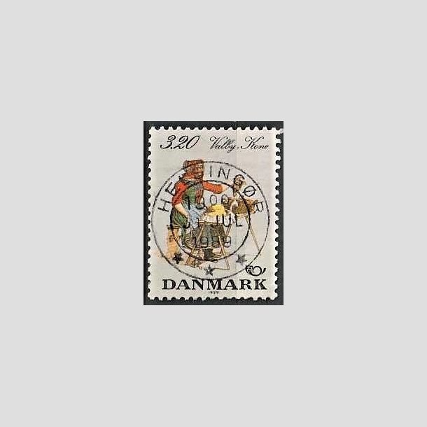 FRIMRKER DANMARK | 1989 - AFA 936 - Folkedragter - 3,20 Kr. flerfarvet - Pragt Stemplet Helsingr