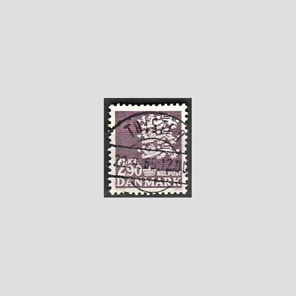 FRIMRKER DANMARK | 1968 - AFA 470 - Rigsvben 2,90 Kr. violet - Lux Stemplet Thisted