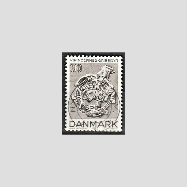 FRIMRKER DANMARK | 1979 - AFA 684 - Vikingetiden - 1,10 Kr. brun - Pragt Stemplet Nykbing M