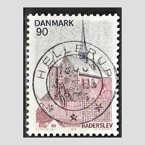 FRIM�RKER DANMARK | 1975 - AFA 598 - S�nderjylland - 90 �re r�d/brun/m�rkbl� - Pragt Stemplet Hellerup