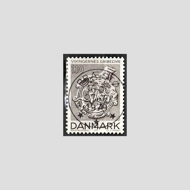 FRIMRKER DANMARK | 1979 - AFA 684 - Vikingetiden - 1,10 Kr. brun - Pragt Stemplet Prst