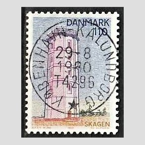 FRIM�RKER DANMARK | 1980 - AFA 701 - Nord for Limfjorden - 110 �re flerfarvet - Pragt Stemplet K�benhavn - Kalundborg