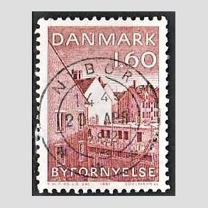 FRIM�RKER DANMARK | 1981 - AFA 735 - Byfornyelse - 1,60 Kr. r�d - Pragt Stemplet Nyborg