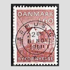 FRIM�RKER DANMARK | 1981 - AFA 735 - Byfornyelse - 1,60 Kr. r�d - Pragt Stemplet �rhus C
