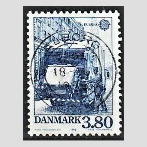 FRIM�RKER DANMARK | 1986 - AFA 871 - Europam�rker Natur- og milj� - 3,80 Kr. bl� - Pragt Stemplet �lborg