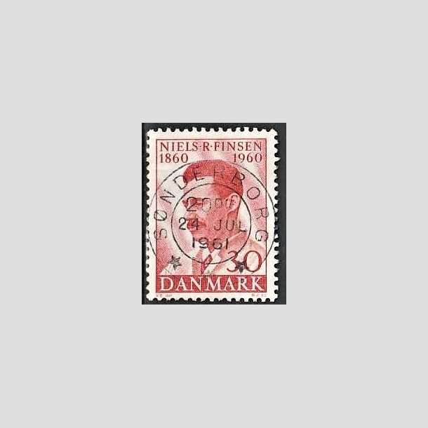 FRIMRKER DANMARK | 1960 - AFA 387 - Niels R. Finsen - 30 re rd - Pragt Stemplet Snderborg