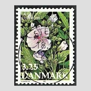 FRIMRKER DANMARK | 1990 - AFA 970 - Dansk flora - 3,25 Kr. flerfarvet - Pragt Stemplet Stege