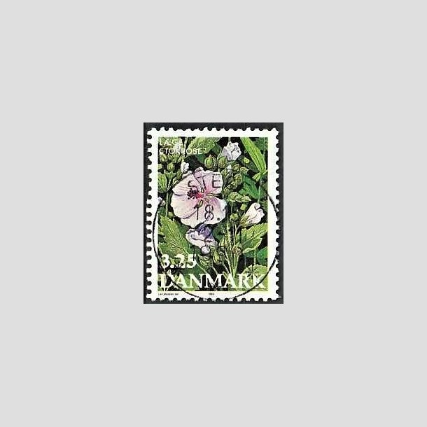 FRIMRKER DANMARK | 1990 - AFA 970 - Dansk flora - 3,25 Kr. flerfarvet - Pragt Stemplet Stege