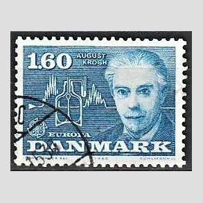 FRIMRKER DANMARK | 1980 - AFA 696 - Europamrker - 1,60 Kr. bl - God gennemsnitskvalitet - Stemplet