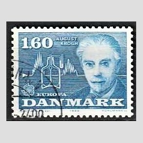 FRIMRKER DANMARK | 1980 - AFA 696 - Europamrker - 1,60 Kr. bl - God gennemsnitskvalitet - Stemplet