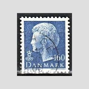 FRIMRKER DANMARK | 1980 - AFA 699 - Dronning Margrethe - 180 re bl - God gennemsnitskvalitet - Stemplet