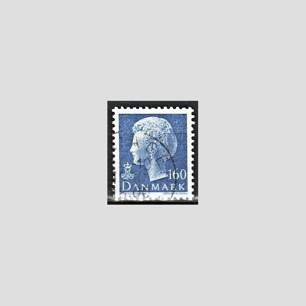FRIMRKER DANMARK | 1980 - AFA 699 - Dronning Margrethe - 180 re bl - God gennemsnitskvalitet - Stemplet