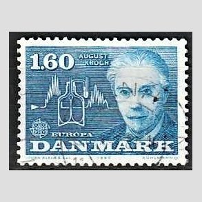 FRIMRKER DANMARK | 1980 - AFA 696 - Europamrker - 1,60 Kr. bl - God gennemsnitskvalitet - Stemplet